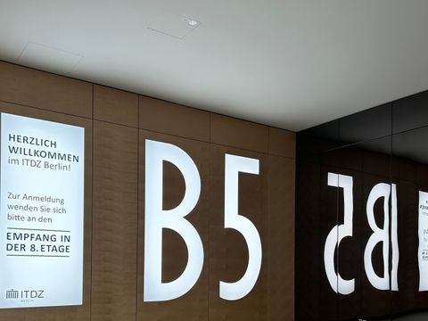 Eingangsbereich des Haus 7 im ITDZ Berlin