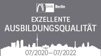 Logo der IHK Berlin 2020 für exzellente Ausbildungsqualität