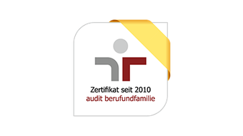 Logo des Zertifikats "audit berufundfamilie"